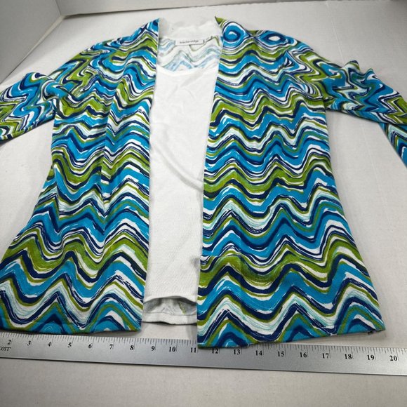 Breckenridge Women's Size Medium Blouse Long Sleeve Attached Shirt Preowned - Picture 10 of 13